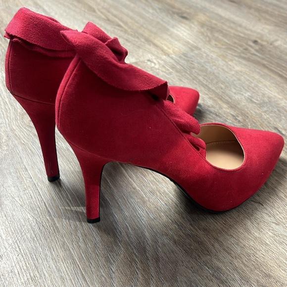 Christian Siriano Red Heels Size 8.5 - Picture 16 of 16